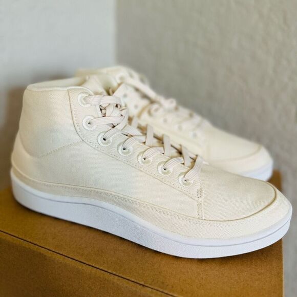 Allbirds Pacer Canvas Mid Top Retro Woman's Sneaker, Natural White, Size 10 NWT - Picture 7 of 16